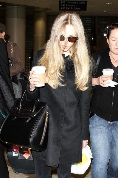 Amanda Seyfried arrives at LAX (Los Angeles International Airport) with