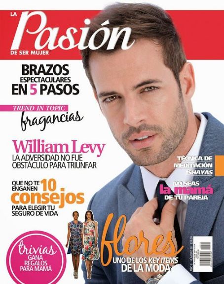 William Levy, Pasion Magazine May 2015 Cover Photo - Mexico