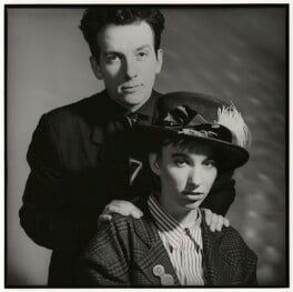 Elvis Costello and Cait O'Riordan