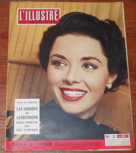 Dana Wynter, L´illustré Magazine 12 January 1956 Cover Photo - Switzerland