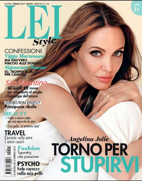 Angelina Jolie - Lei Style Magazine Cover [Italy] (February 2019)