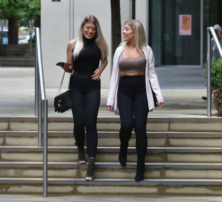 Jess Gale and Eve Gale – Leaving a meeting in London - FamousFix