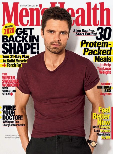 Sebastian Stan - Men's Health Magazine Cover [United States] (February 2020)