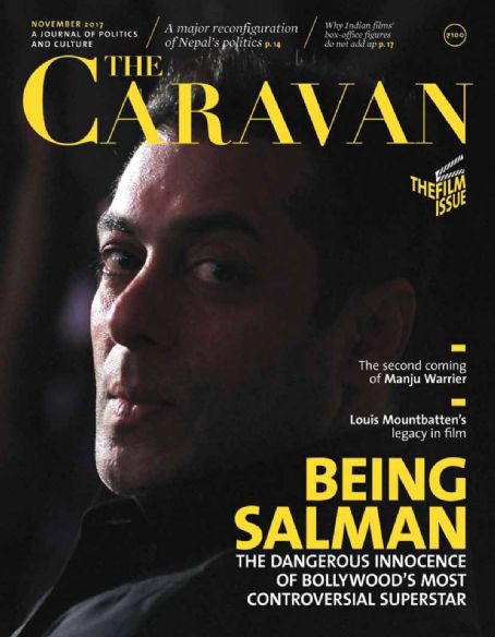 Salman Khan The Caravan Magazine November 17 Cover Photo India