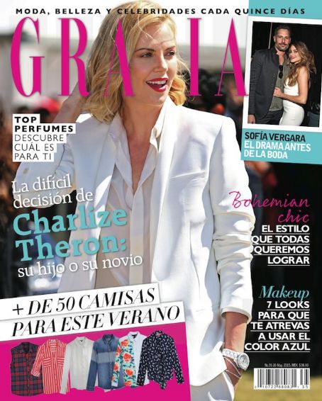 Charlize Theron, Grazia Magazine 20 May 2015 Cover Photo - Mexico