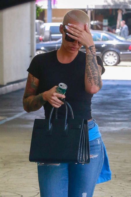 Amber Rose – Leaving the dermatologists in Beverly Hills