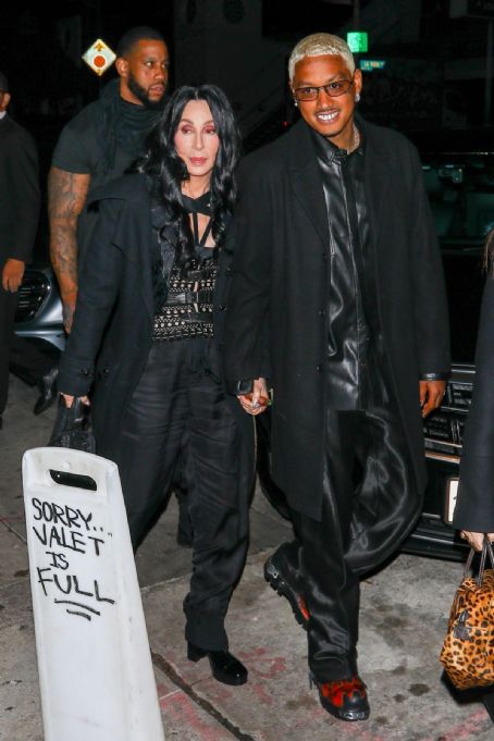 Cher and Alexander Edwards Leave Together After Dinner with Tyga