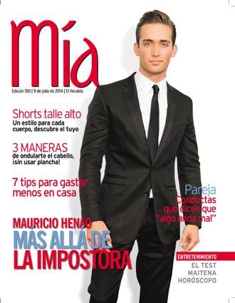 Mauricio Hénao, Mia Magazine 11 July 2014 Cover Photo - Honduras