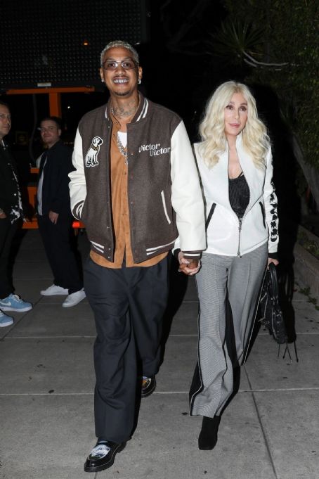AE  and Cher Arrives at a pre-Grammy Party at Matsuhisa in Beverly Hills