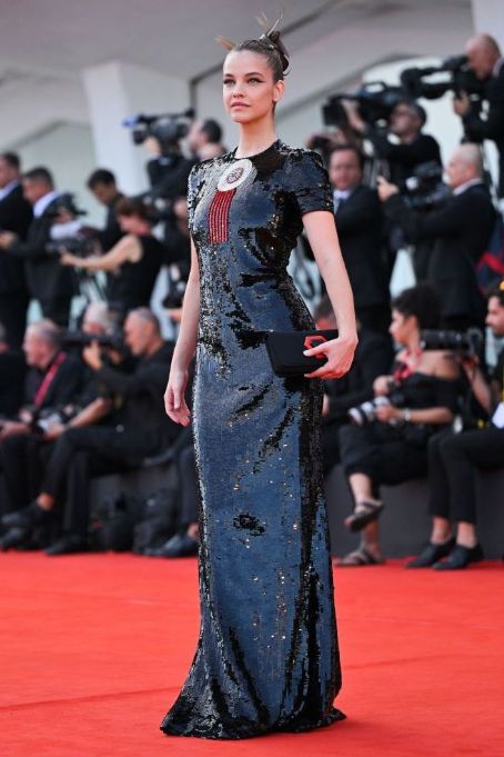 Barbara Palvin wears Armani - The 79th Venice International Film Festival on August 31, 2022