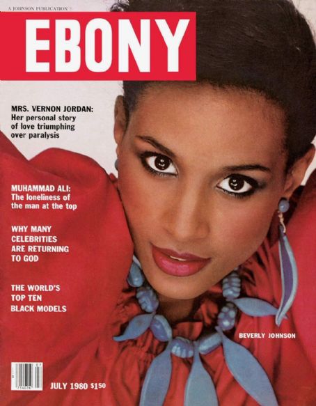 Beverly Johnson, Ebony Magazine July 1980 Cover Photo - United States