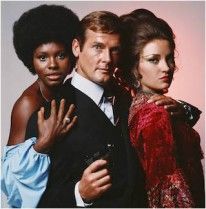 Roger Moore and Gloria Hendry
