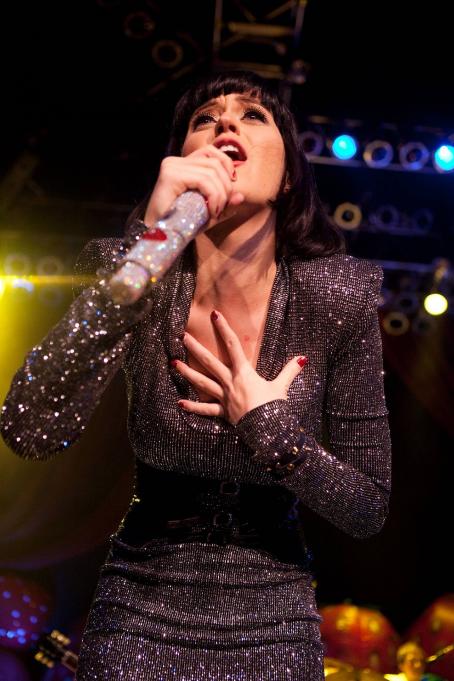 Katy Perry performs at the GRAMMY Celebration Concert Tour at Filmore ...