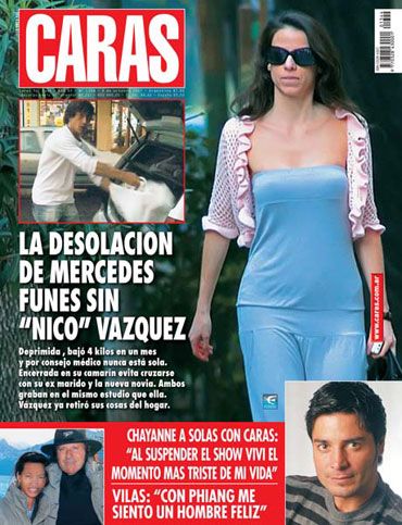 Mercedes Funes Caras Magazine 09 October 2007 Cover Photo Argentina