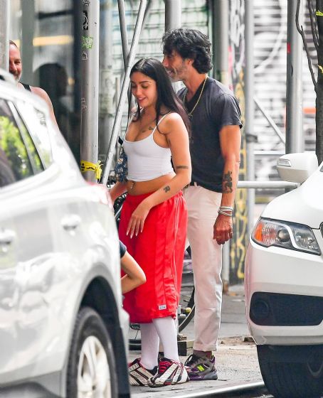 Lourdes Leon – Seen wwith her dad Carlos Leon on Father’s Day in New York