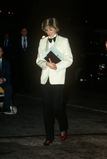 Princess Diana at a Genesis concert at the NEC in Birmingham in ...