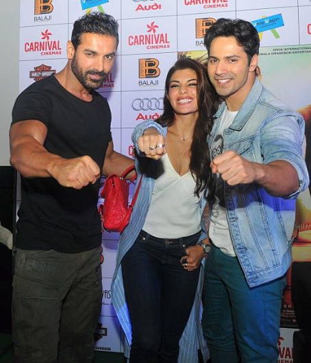 Star Cast Of Movie Dishoom Visits Indore For The Promotions