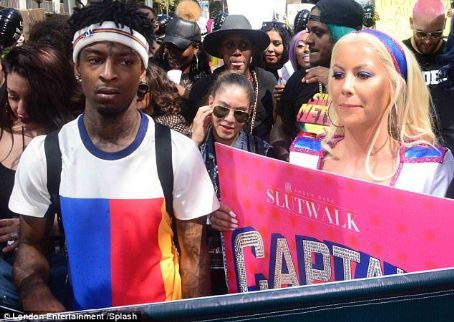 Amber Rose, 21 Savage, Blac Chyna, and More at The 2017 Amber Rose Slutwalk in Los Angeles, California - October 1, 2017