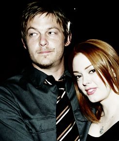 Rose McGowan and Norman Reedus