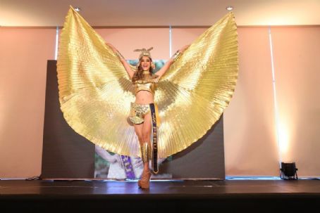 Kiara Chaud- Miss Continentes Unidos 2022- National Costume
