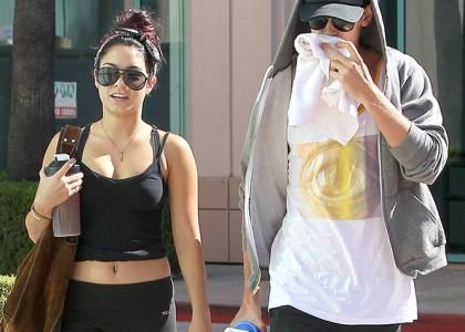 Vanessa Hudgens & Austin Butler Hit the Weights in Hollywood