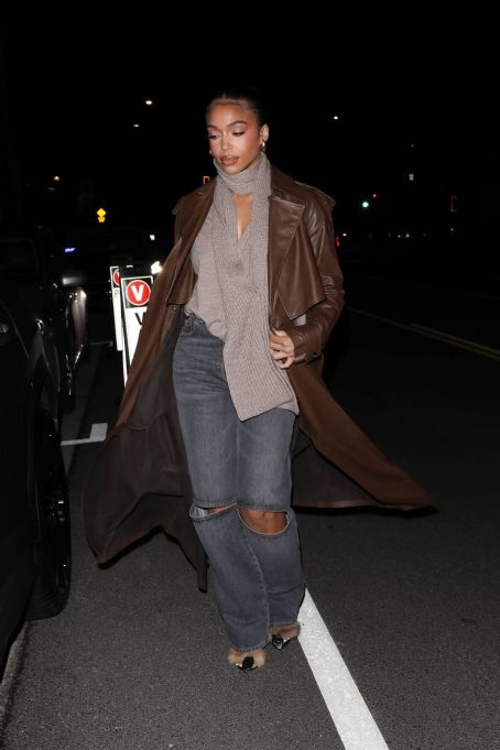 Lori Harvey – Leaving Italian restaurant Giorgio Baldi in Santa Monica ...