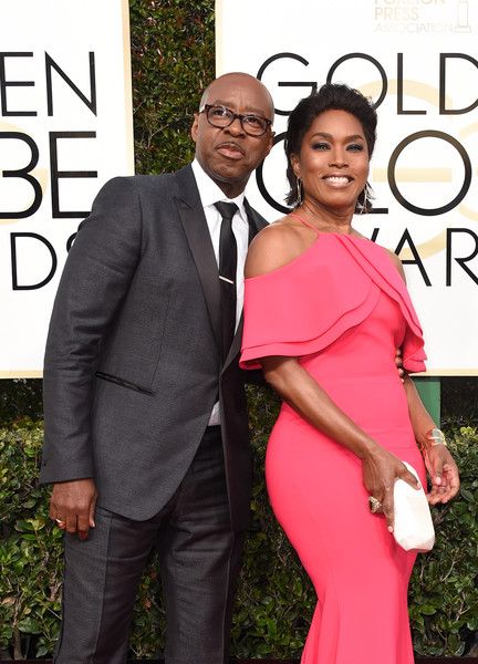 Courtney B. Vance And Angela Bassett At The 74th Golden Globe Awards ...