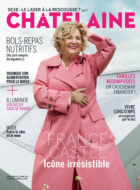 France Castel, Chatelaine Magazine September 2021 Cover Photo - Canada