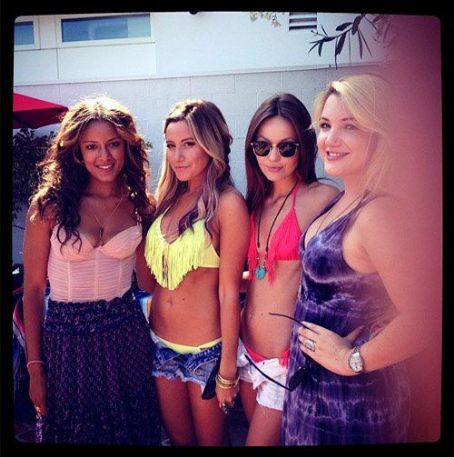 Ashley Tisdale recently shared pictures from her birthday party in Malibu, CA on Tuesday evening (July 2)