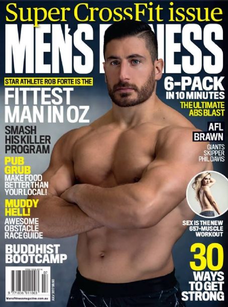 Mens Fitness Magazine July 2017 Cover Photo Australia