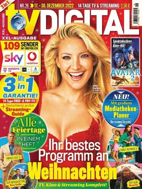 Kate Hudson - TV Digital Magazine Cover [Germany] (17 December 2022)