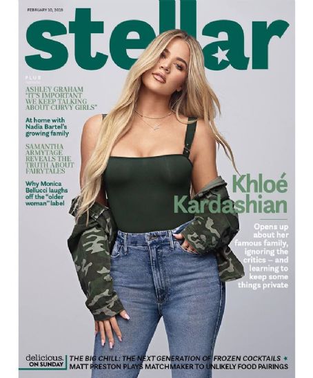 Khloé Kardashian, Stellar Magazine 10 February 2019 Cover Photo - Australia