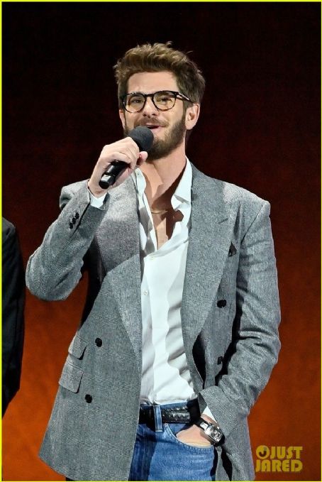 Andrew Garfield Presenting 'After the Hunt' at CinemaCon 2025
