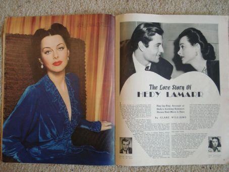 Hedy Lamarr - Stardom Magazine Pictorial [United States] (July 1942 ...