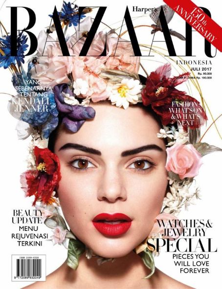 Kendall Jenner, Harper's Bazaar Magazine July 2017 Cover Photo - Indonesia