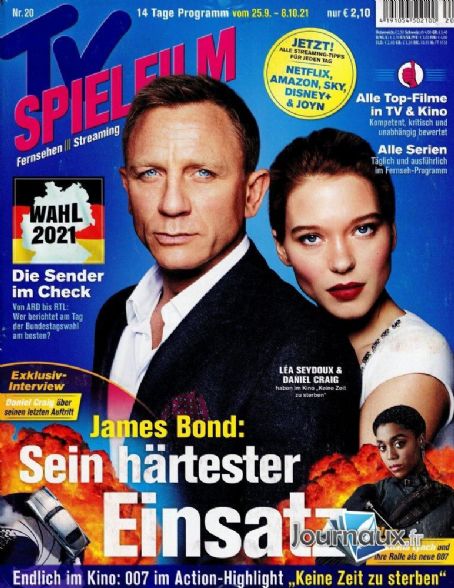 Daniel Craig and Léa Seydoux - TV Spielfilm Magazine Cover [Austria] (25 September 2021)
