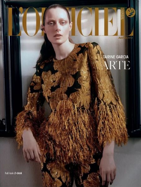 Thairine Garcia, L'Officiel Magazine April 2024 Cover Photo - Brazil