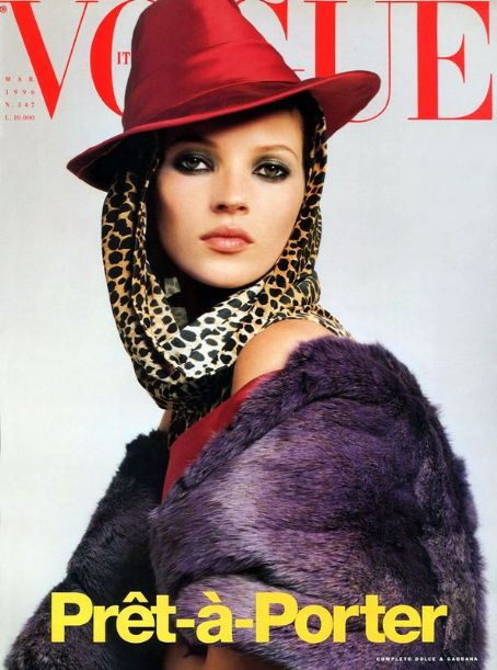 Naomi Campbell, Kate Moss, Steven Meisel, Vogue Magazine March 1996 ...