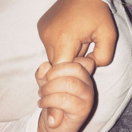 Kim Kardashian Shares First Photo of Her Baby Boy and North West's 