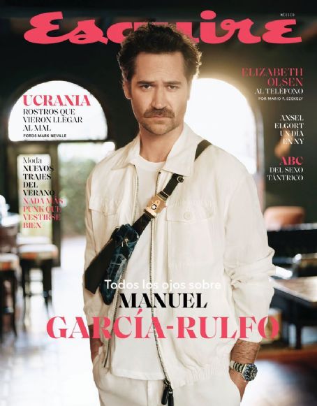 Manuel Garcia-Rulfo, Esquire Magazine May 2022 Cover Photo - Mexico