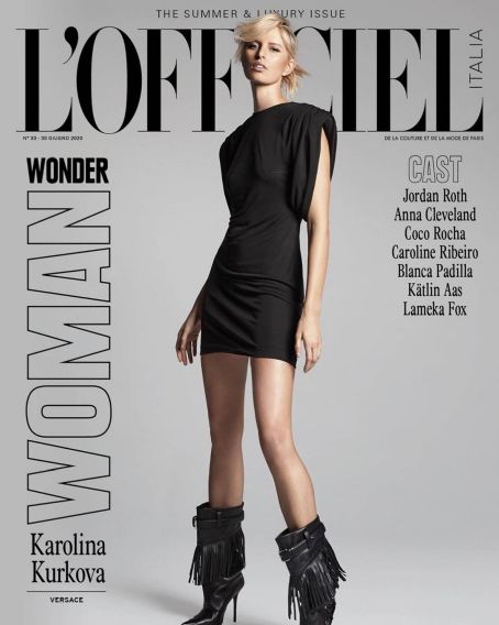 Karolina Kurkova for L’Officiel Italy – The Summer & Luxury Issue 2020