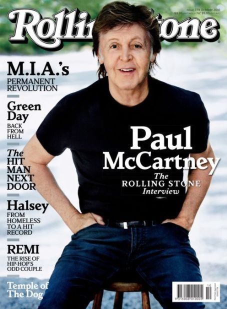 Paul McCartney - Rolling Stone Magazine Cover [Australia] (October 2016)