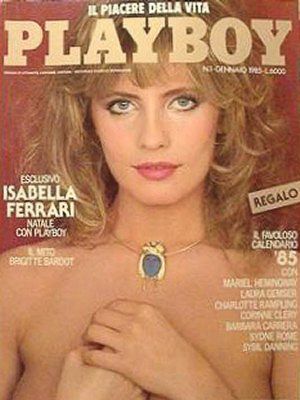 Isabella Ferrari - Playboy Magazine Cover [Italy] (January 1985)
