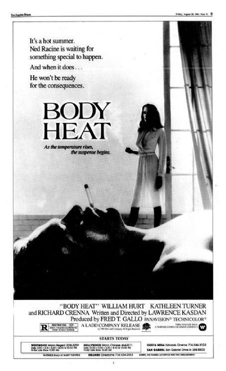 body heat movie film stills