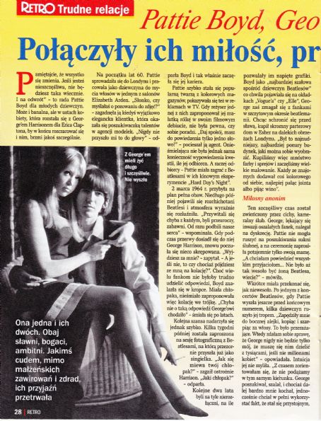 Eric Clapton and Pattie Boyd - Retro Magazine Pictorial [Poland] (January 2023)