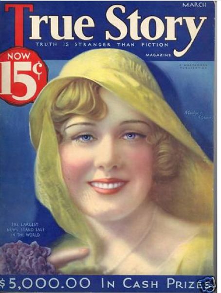 Madge Evans, True Story Magazine March 1933 Cover Photo - United States