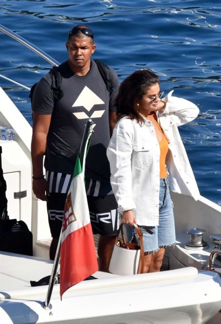 Selena Gomez on holiday on the Amalfi Coast