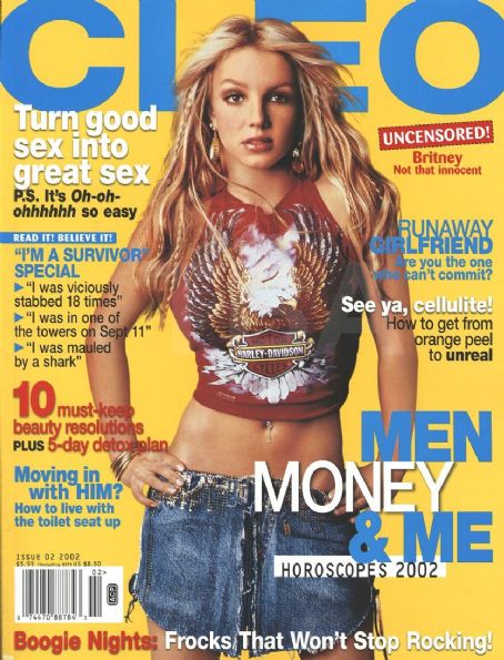 Britney Spears, Cleo Magazine January 2002 Cover Photo - Thailand