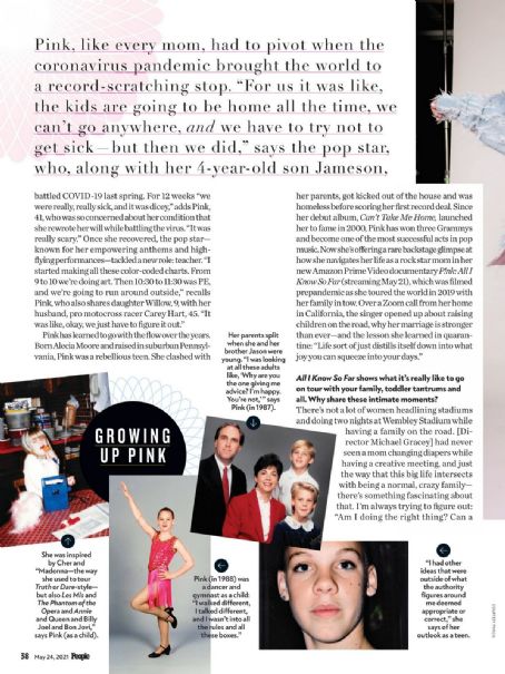 Pink - People Magazine Pictorial [United States] (24 May 2021)