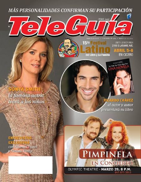 Ricardo Chávez, Sonya Smith - Tele Guia Magazine Cover [United States] (16 March 2014)